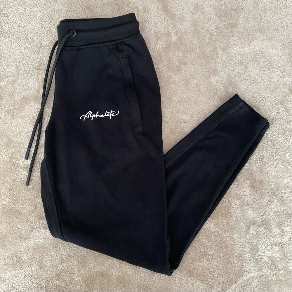 SOLD! ALPHALETE - Black Essential Joggers - XS